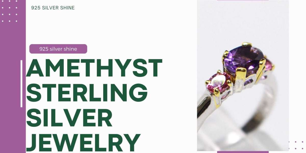 Unveiling the Elegance of Amethyst Sterling Silver Jewelry in Pakistan: Explore 925 Silver Shine