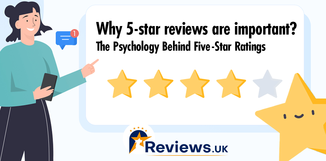 Why 5-star reviews are important? The Psychology Behind Five-Star Ratings