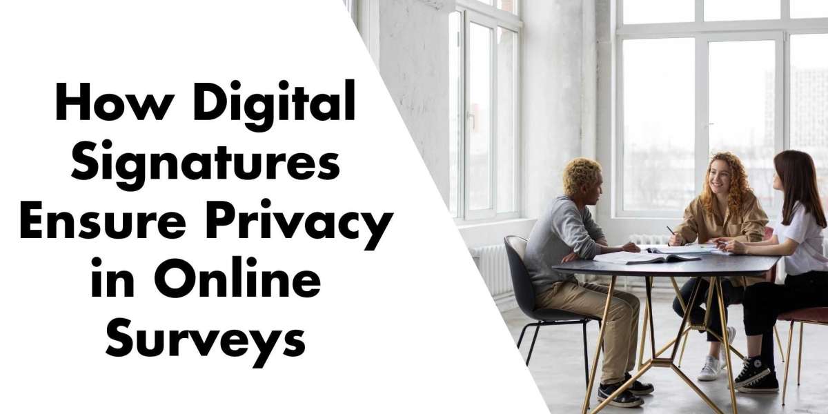 How Digital Signatures Ensure Privacy in Online Surveys