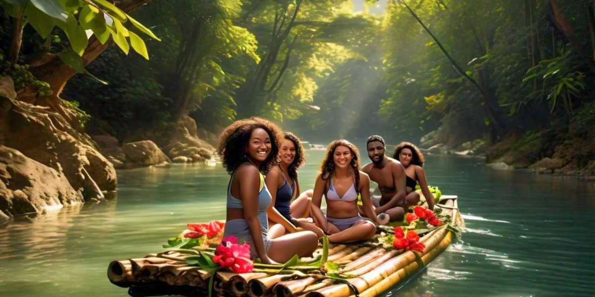 Experience Tranquility and Thrills: Bamboo River Rafting in Jamaica's Lush Tropical Waters